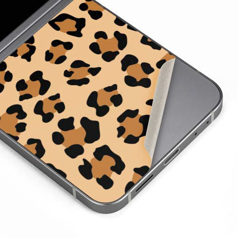Leopard Spots Print Galaxy Z Flip6 Skin